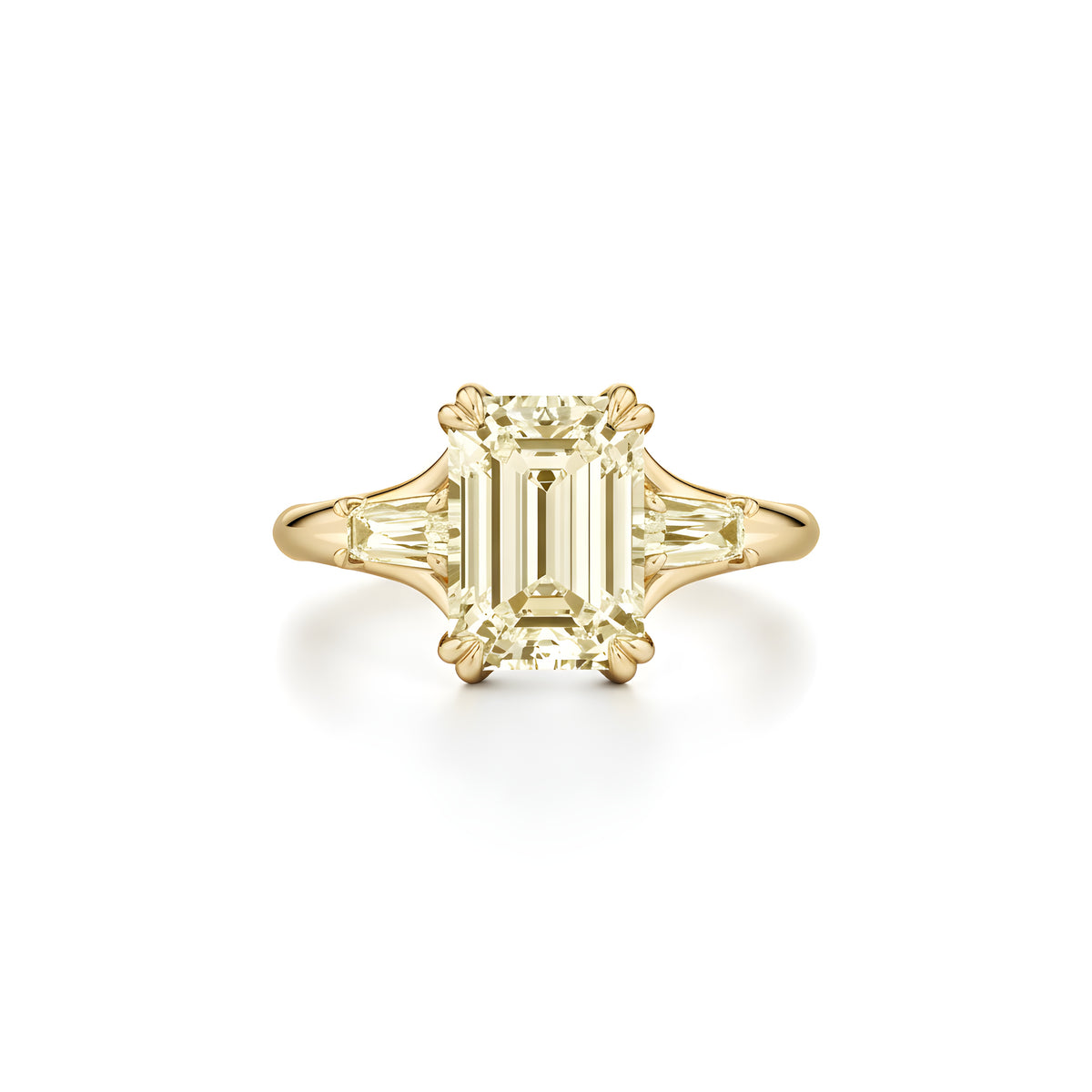 Promise Emerald Cut Diamond Engagement Ring