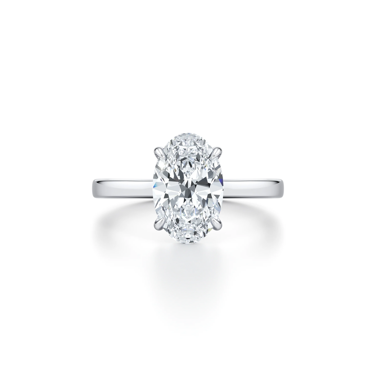 Promise Oval Cut Diamond Engagement Ring