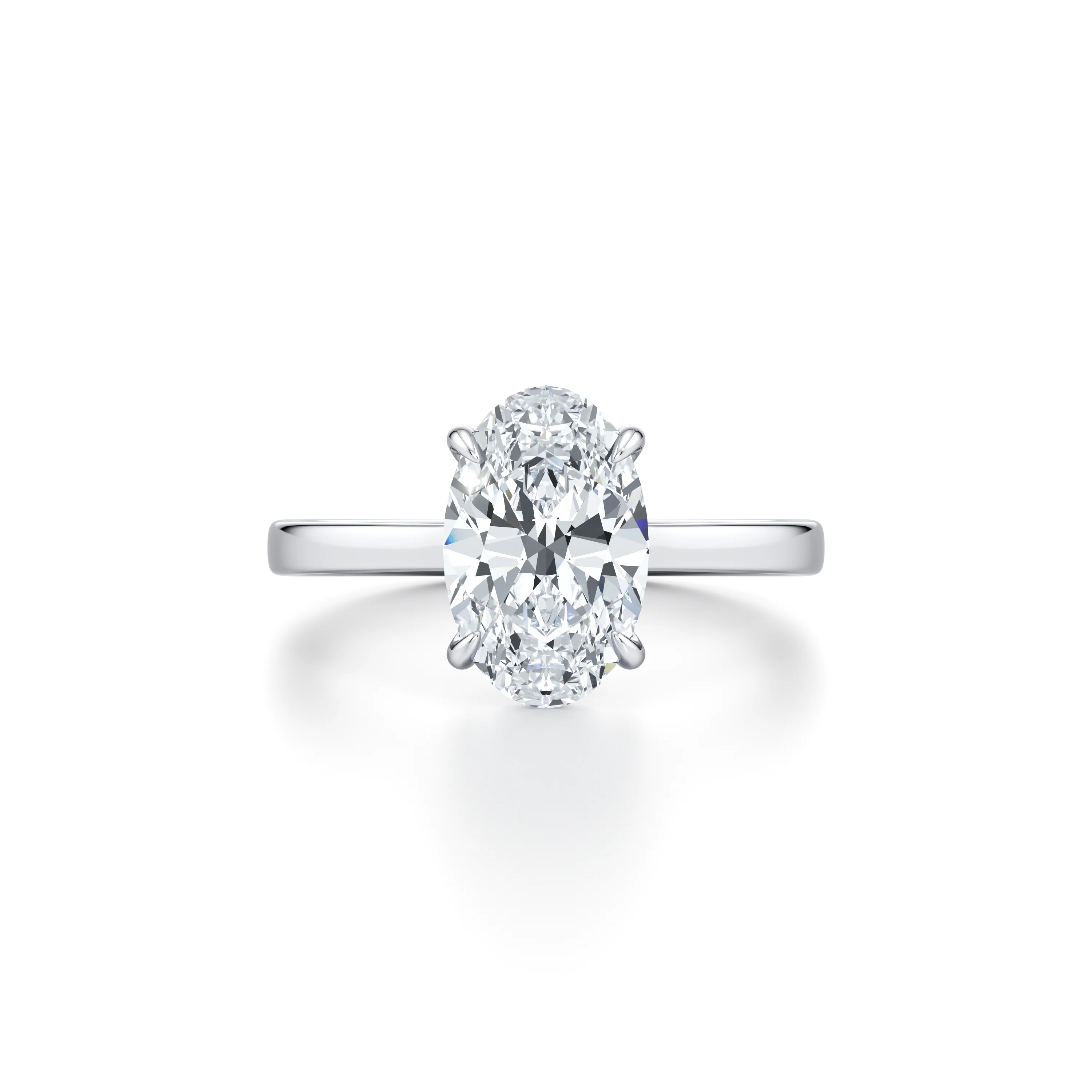 Promise Oval Cut Diamond Engagement Ring