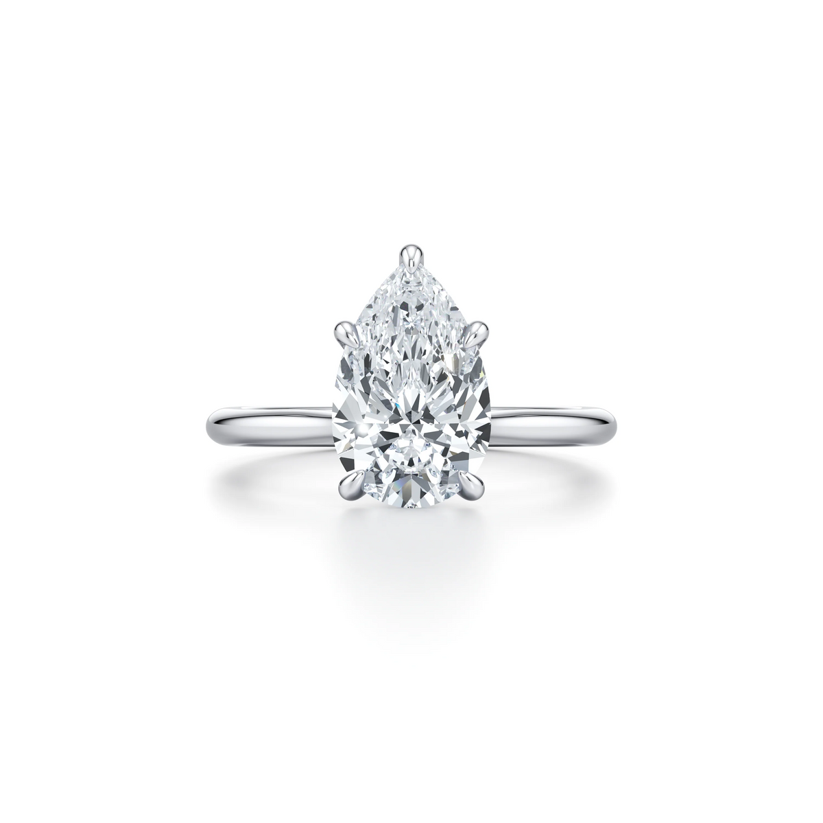 Promise Pear Cut Diamond Engagement Ring