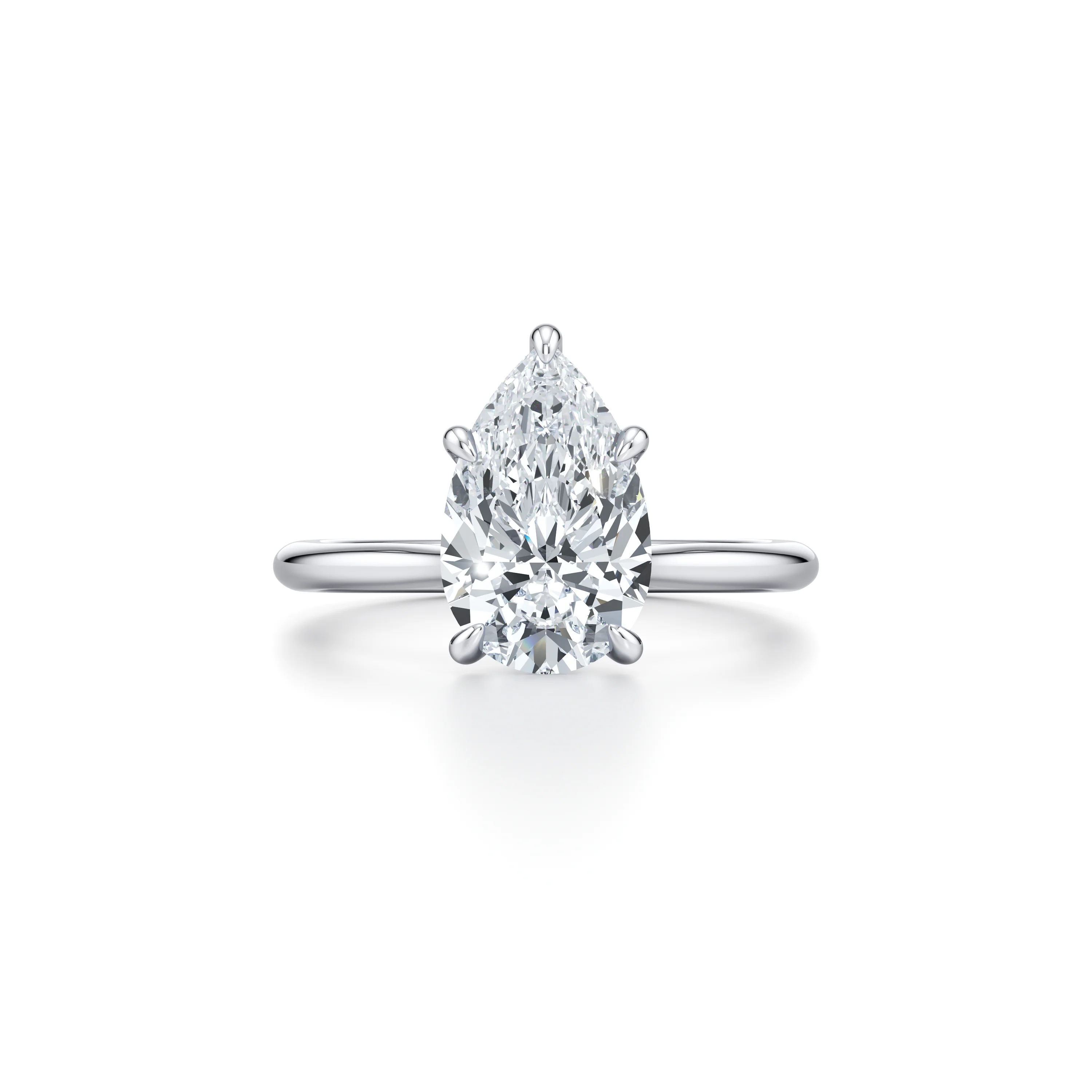 Promise Pear Cut Diamond Engagement Ring